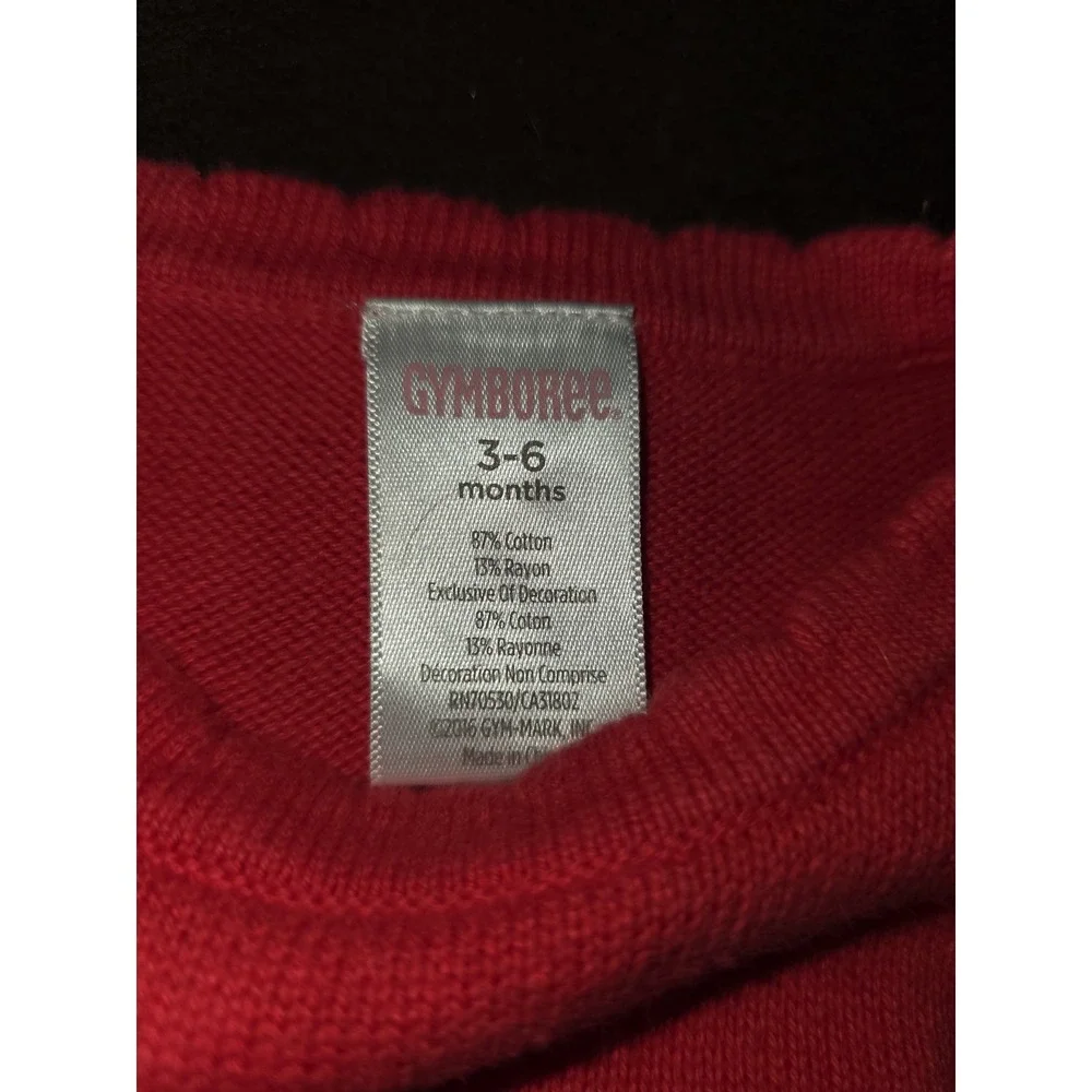Gymboree layette line cupcake sweater dress size 3 6 months